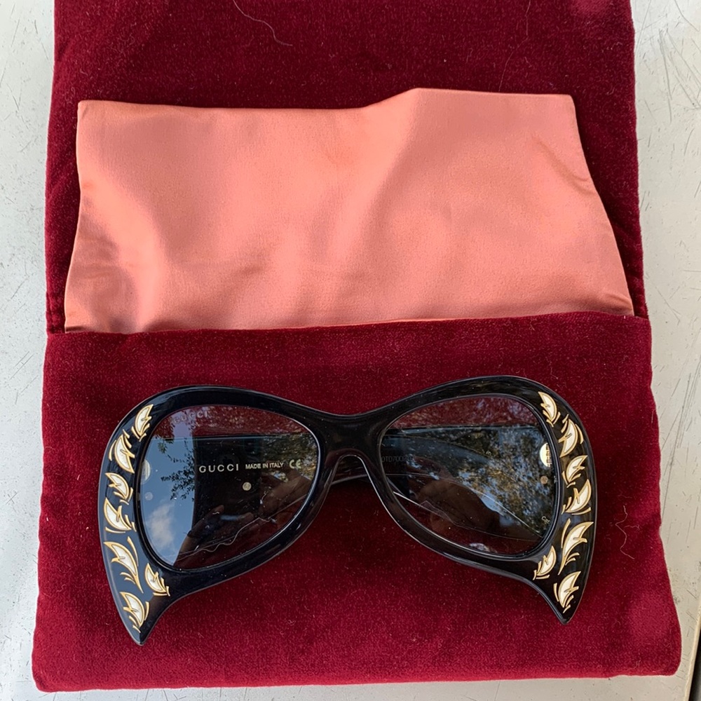 A brand new pair of sunglasses for the unique person who wants to be different